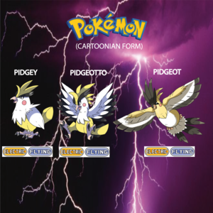  Pokemon (8 Generation) Pidgey, Pidgeotto & Pidgeot