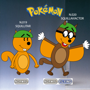  Pokemon (8 Generation) Squillitar & Squillaviactor