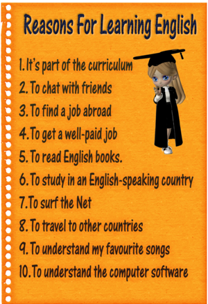  Reasons For Learning English