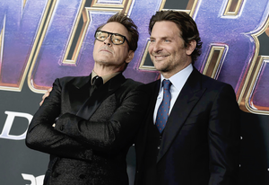  Robert Downey Jr. and Bradley Cooper at the Avengers Endgame World Premiere in Los Angeles