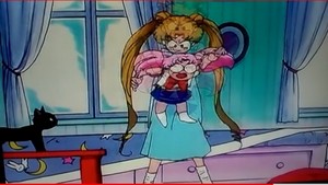  Sailor Moon Usagi Tsukino and Chibiusa funny faces scene