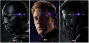 Sam, Steve and Bucky ~Avengers: Endgame character posters