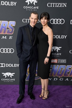  Sophie Hunter and Benedict Cumberbatch at the Avengers: Endgame World Premiere in Los Angeles