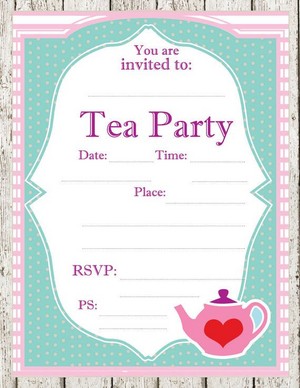  tee Party Invite 🌺
