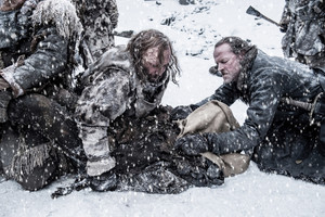  The Hound and Jorah Mormont in 'Beyond the Wall'