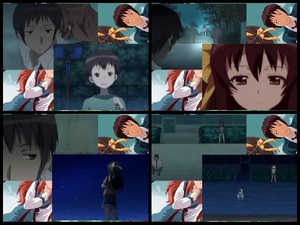  The Melancholy of Haruhi Suzumiya The Disappearance of Nagato Yuki-Chan Kid Kyon Scene Comparison