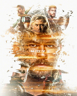  Thor Odinson ~Avengers: Endgame Original Six Characters Promotional Art 의해 masaolab