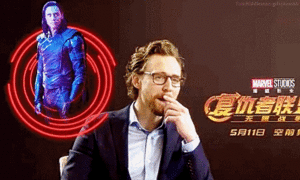  Tom Hiddleston plays the game “marvel characters in one word”