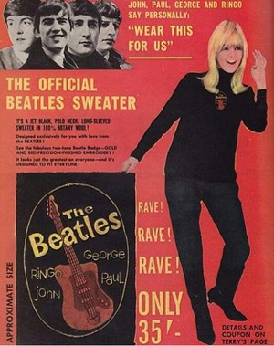  Vintage Beatles Sweater ad