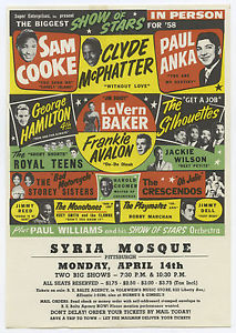  Vintage show, concerto Tour Poster