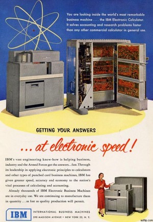 Vintage Promo Ad For IBM