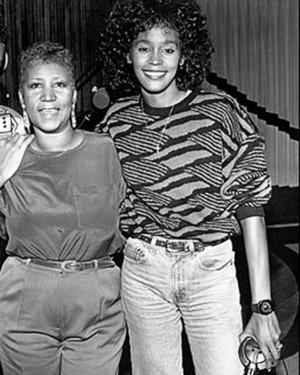  Whitney Houston And Aretha Franklin