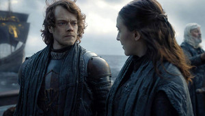  Yara and Theon Greyjoy in 'Winterfell'