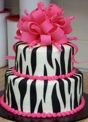  জেব্রা Birthday Cake