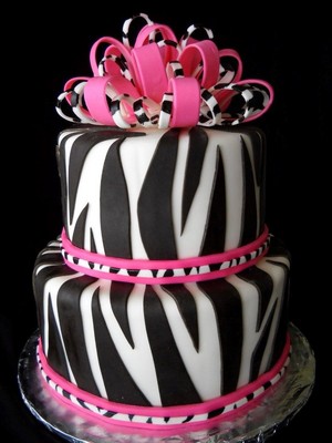  ज़ेबरा Birthday Cake