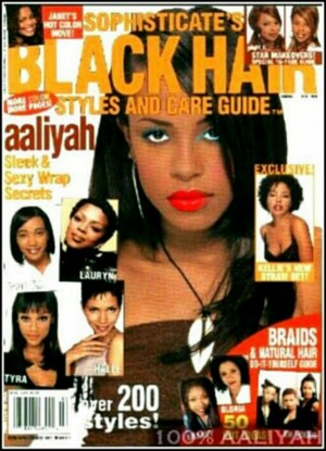  알리야 On The Cover Of Black Hair