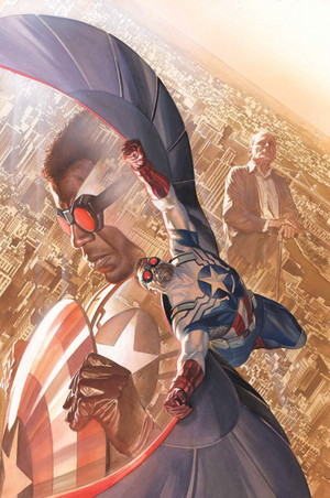  All-New Captain America no. 1 (Cover art 의해 Alex Ross)