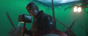  Captains on the set of Avengers: Endgame -BTS