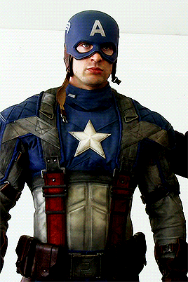Chris Evans as Captain America: The First Avenger (2011) BTS