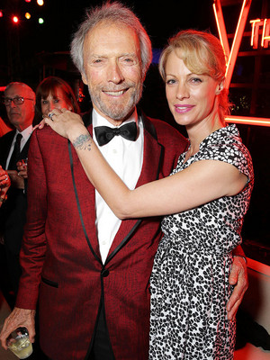 Clint with his daughter Alison Eastwood -premiere Jersey Boys 2014