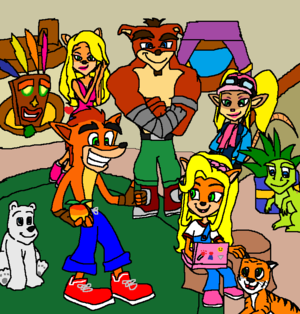  Crash Bandicoot Spend time with Brother and Sister