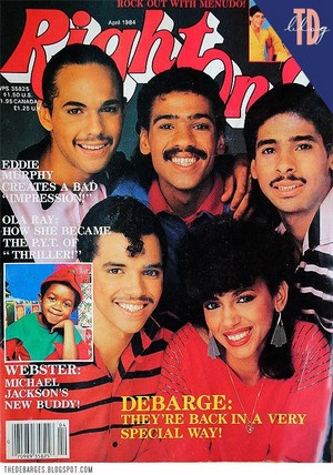  DeBarge On The Cover Of Right On!