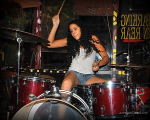  trommelaar, drummer Girl