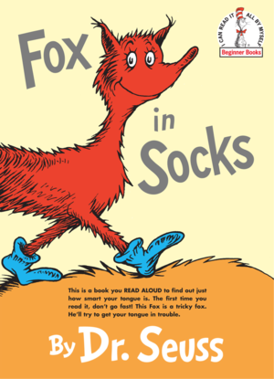  rubah, fox In Socks