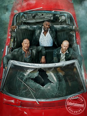  Hobbs and Shaw - Entertainment Weekly Photoshoot - Idris Elba, Dwayne Johnson, and Jason Statham