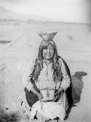  Jane Sneed, (Pima) basket maker, Arizona - Pierce - ca.1900