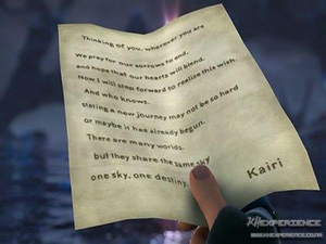  Kairi's Letter