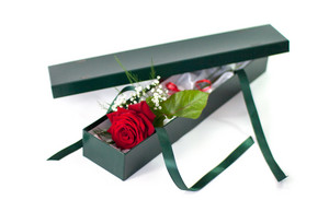 Long-Stem Rose In A Box