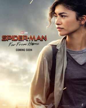  MJ ~Spider-Man: Far From nyumbani (2019) | Character Posters