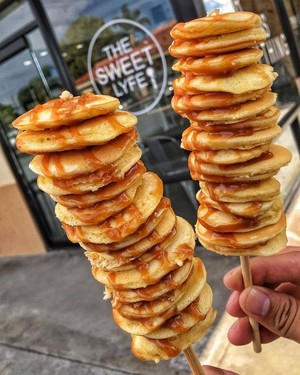 Mini Pancakes on a Stick