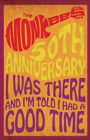  Monkees 50th Anniversary Poster