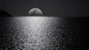 Moon Over Sea