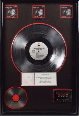  Natalie Cole Platinum Record 1991 Unforgettable With 사랑
