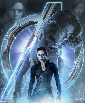  Natasha Romanoff / Black Widow Avengers Endgame character poster