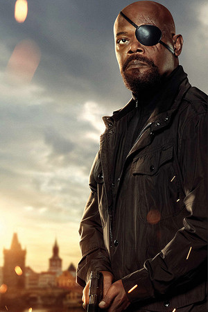 Nick Fury -Spider Man: Far from home (2019) Textless Character Posters