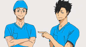  Nurse Bokuto and Kuroo