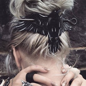 Raven or Crow Hair Piece