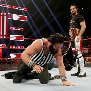  Raw 6/17/19 ~ Seth Rollins attacks Elias with steel chair