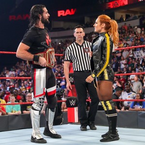  Raw 7/1/19 ~ Rollins/Lynch vs Mike and Maria Kanellis