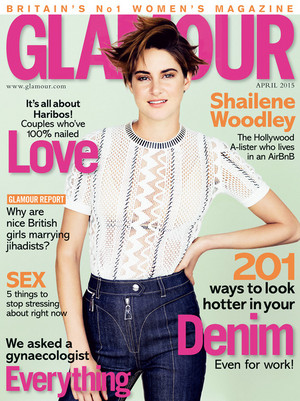  Shailene Woodley - Glamour UK Cover - 2015