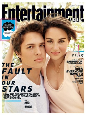  Shailene Woodley and Ansel Elgort - Entertainment Weekly Cover - 2014