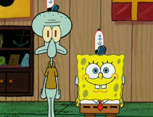  SpongeBob and Squidward in The Krusty Krab