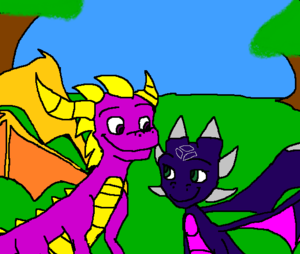  Spyro and Cynder Together Forever Dawn of Dragon
