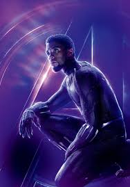  T'Challa / Black パンサー Avengers 4 Character Poster