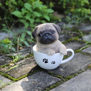  茶碗, 茶杯 Pug!