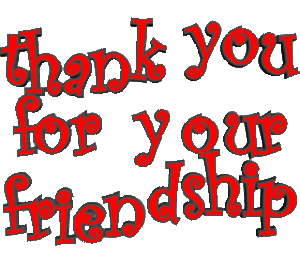 Thank You for Your Friendship!